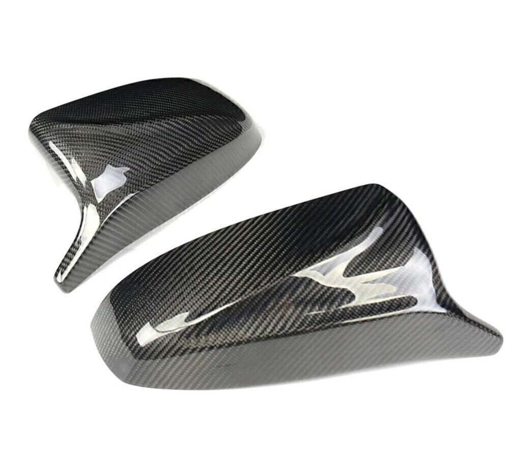 Rear View Mirror Cover Cap for BMW X5 E70 X6 E71 (2008-2013) Carbon Fiber