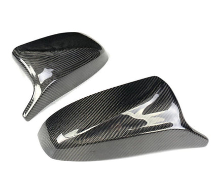 Rear View Mirror Cover Cap for BMW X5 E70 X6 E71 (2008-2013) Carbon Fiber