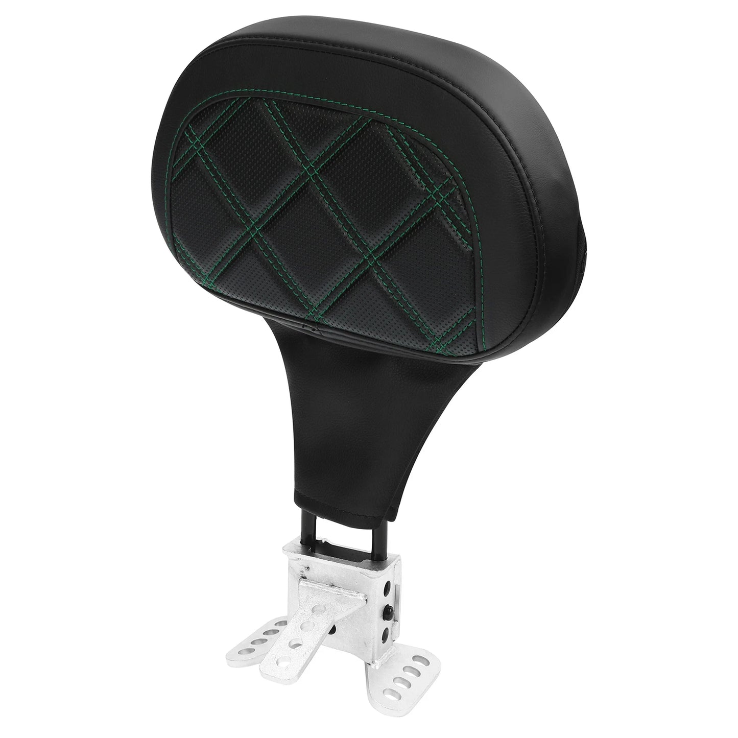Black Green Driver Backrest Pad for Harley Touring Road King Glide (2009-2024)