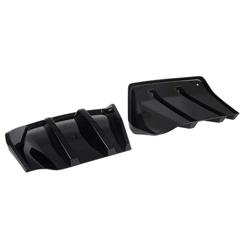 Gloss Black Rear Bumper Diffuser Kit for 2014-2019 Corvette C7 Z06
