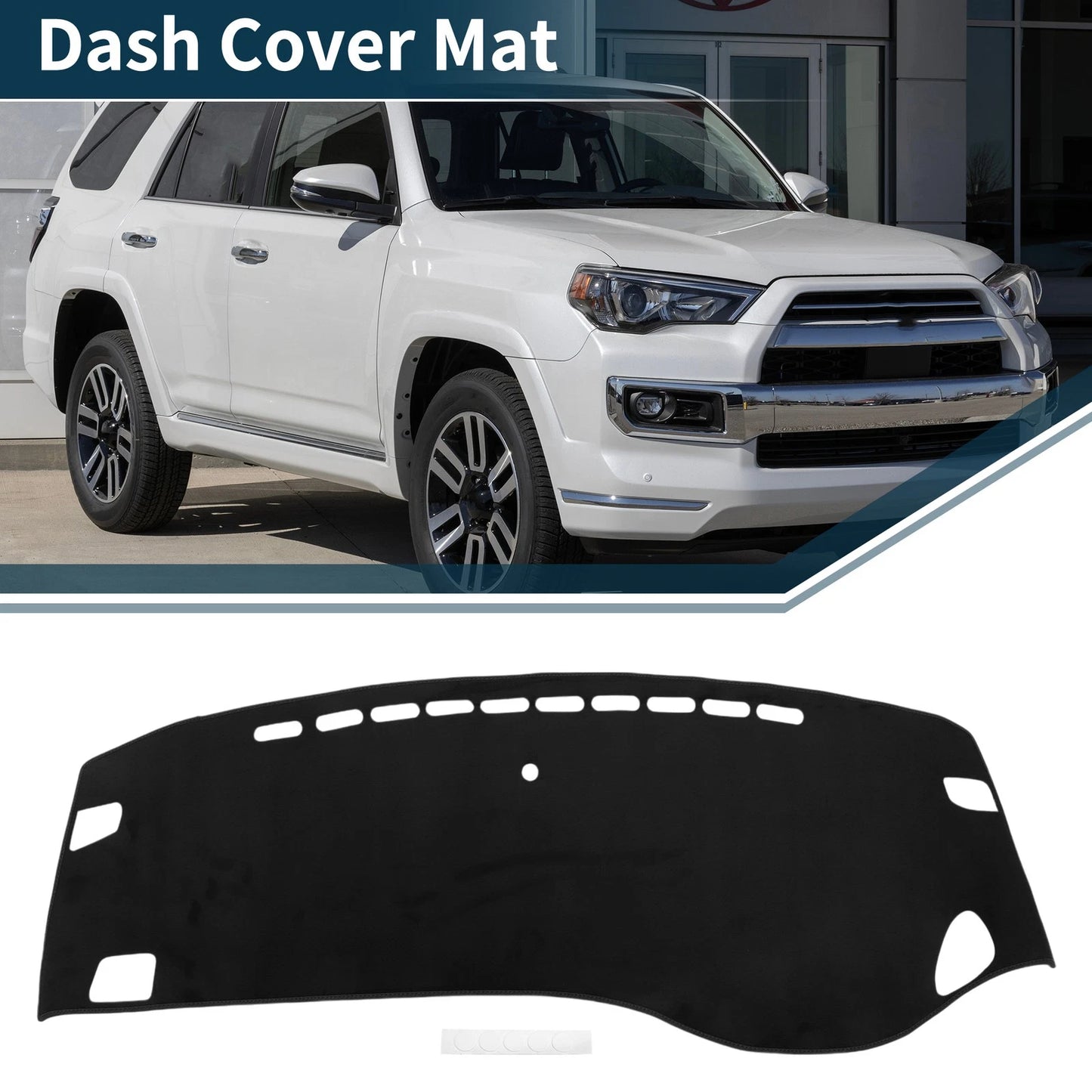 Dashboard Cover Mat for Honda Odyssey RC1 RC2 Sun Protector Black (2018-2023)