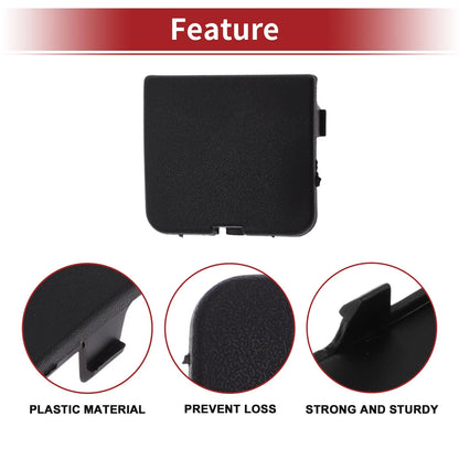 Rear Tow Hook Cover for Ford Focus 2012-2017 - Black (2012-2017) 1 Pc