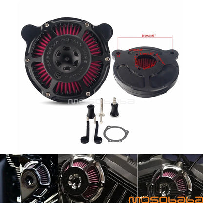 Billet Aluminum Intake Air Cleaner Filter for Harley Dyna Low Rider (00-16)
