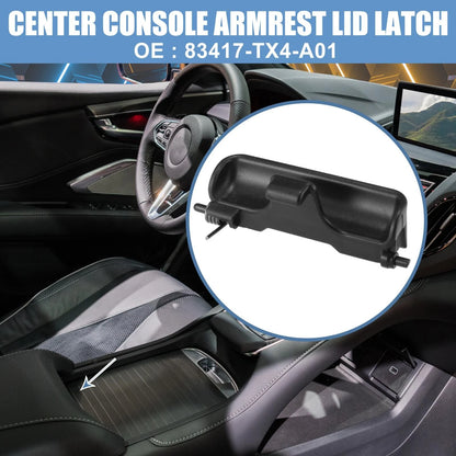 Console Armrest Lid Latch Lock Knob w/ Spring for Acura RDX (2013 - 2018)