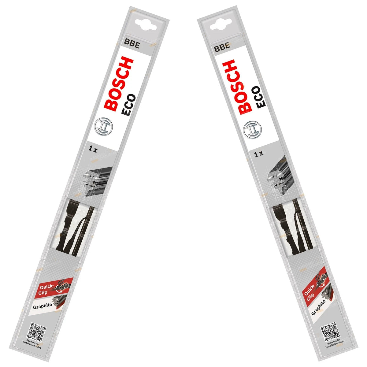 Front Pair Eco Wiper Blades Set for Nissan Navara D22 (1997 - 2016)