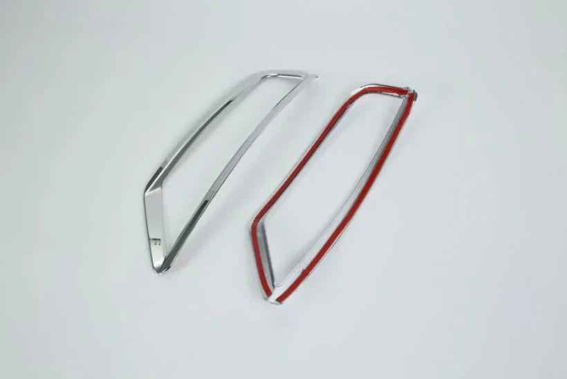 Chrome Rear Fog Light Cover Trim for Mazda CX-5 2017-2021 2 x ABS Decor