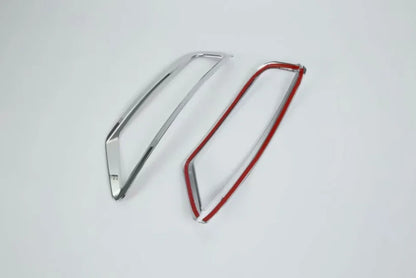 Chrome Rear Fog Light Cover Trim for Mazda CX-5 2017-2021 2 x ABS Decor