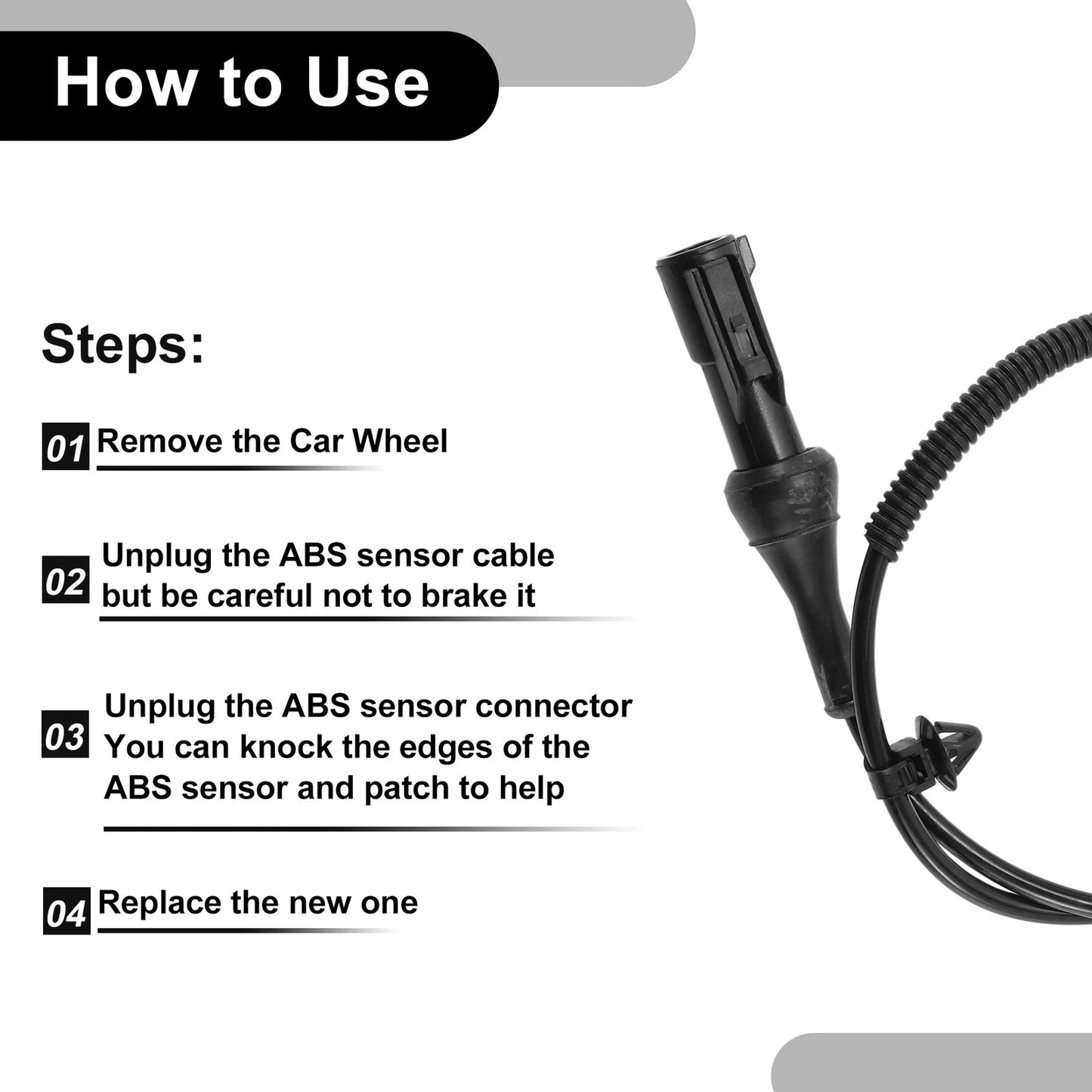 ABS Wheel Speed Sensor for Ford Mustang (2005-2010)