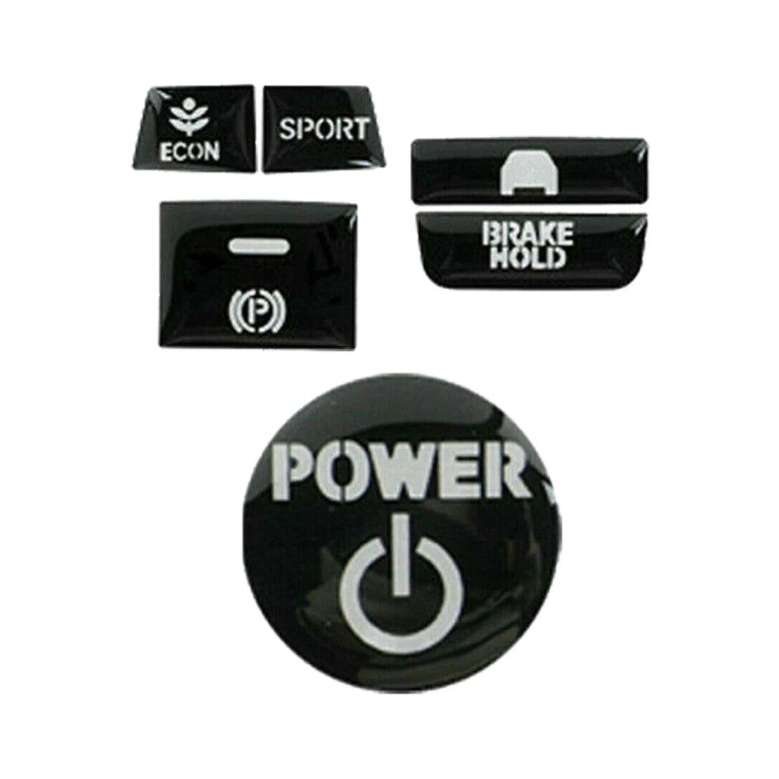 Black Gear Shift Panel Cover Trim for Honda Accord (2018-2021)