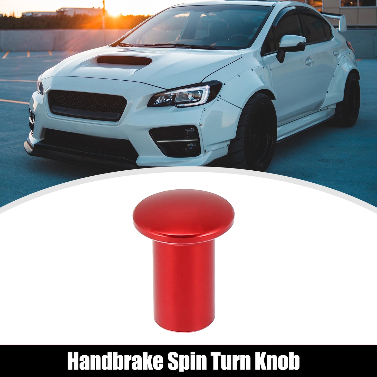 Red Handbrake Spin Turn Knob for Toyota 86, Scion FR-S, Subaru BRZ (2012-2020)