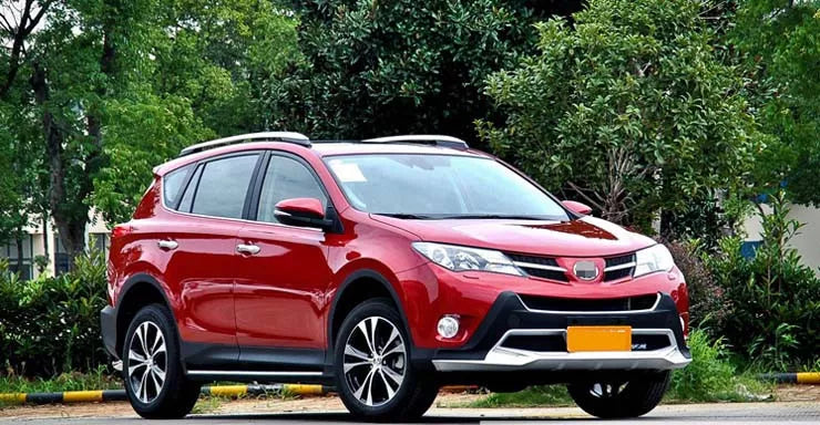 Roof Rack Silver Aluminum Alloy for Toyota RAV4 SUV (2013-2018)