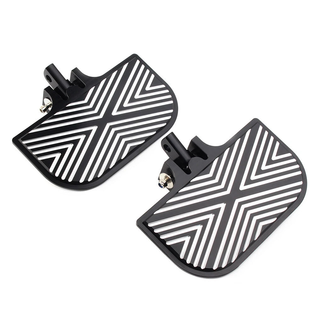 Aluminum Mount Passenger Floorboards for Harley Sportster XL Dyna