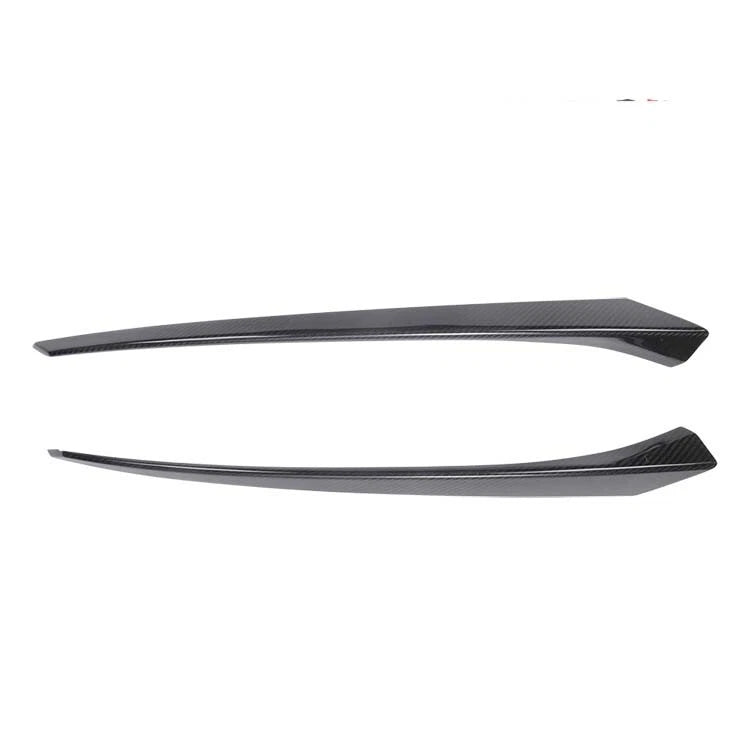 100% Carbon Fiber Headlight Lamp Eyebrow Cover Trim for Honda Civic 10th 2016-20