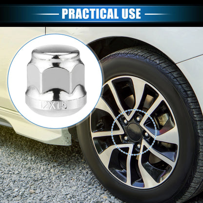20 x Wheel Lug Nuts M12x1.5 for Honda Accord Civic