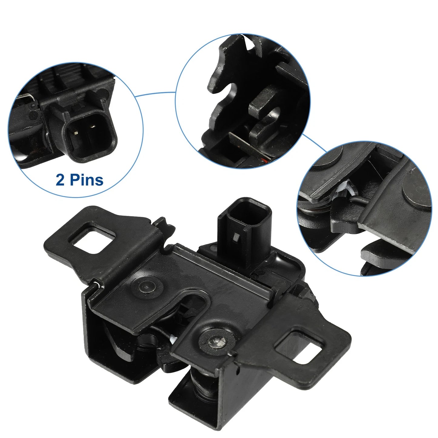 Hood Latch Lock for Land Rover Discovery 2017-2021 Black