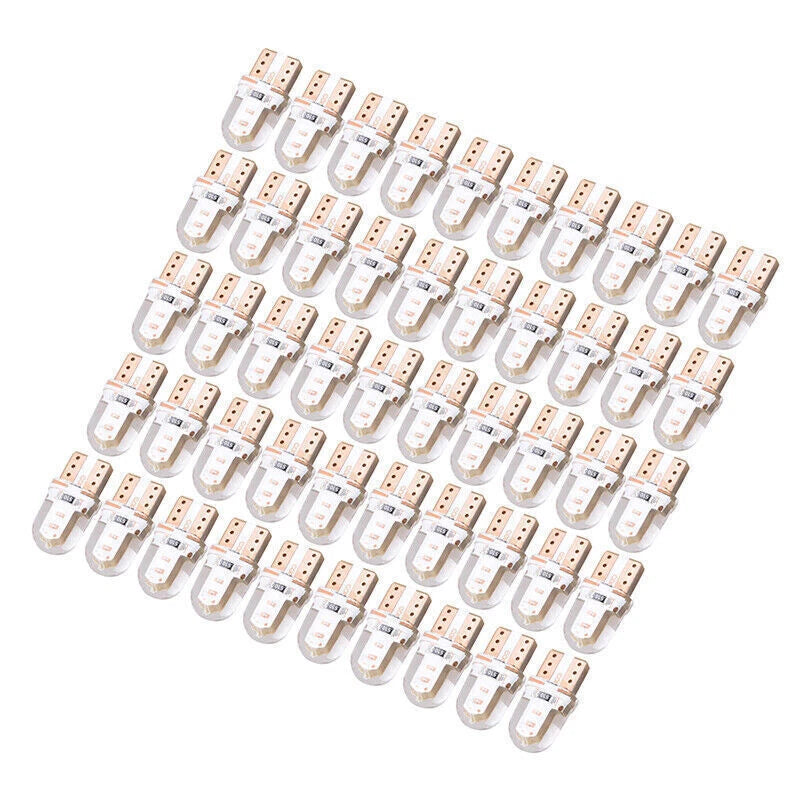 T10 194 168 W5W COB 4 SMD LED License Light Bulbs