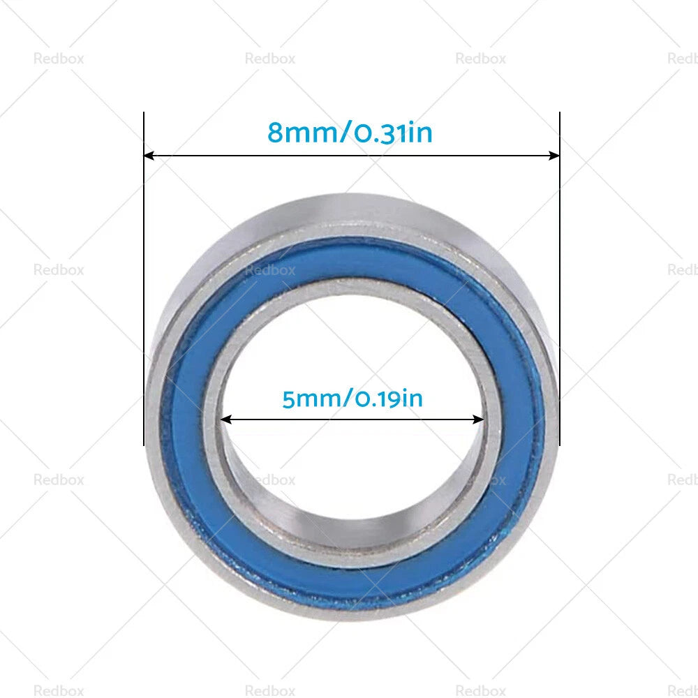 1 x MR85-2RS 5x8x2.5mm Bearings for RC Models (2728, 4606, 5114, 1213)