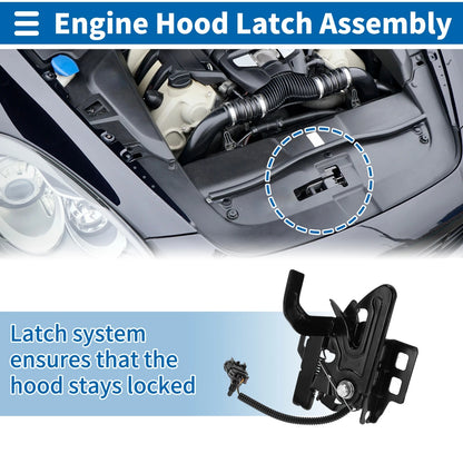 Hood Latch Assembly for Chevrolet Malibu (2008 - 2012)