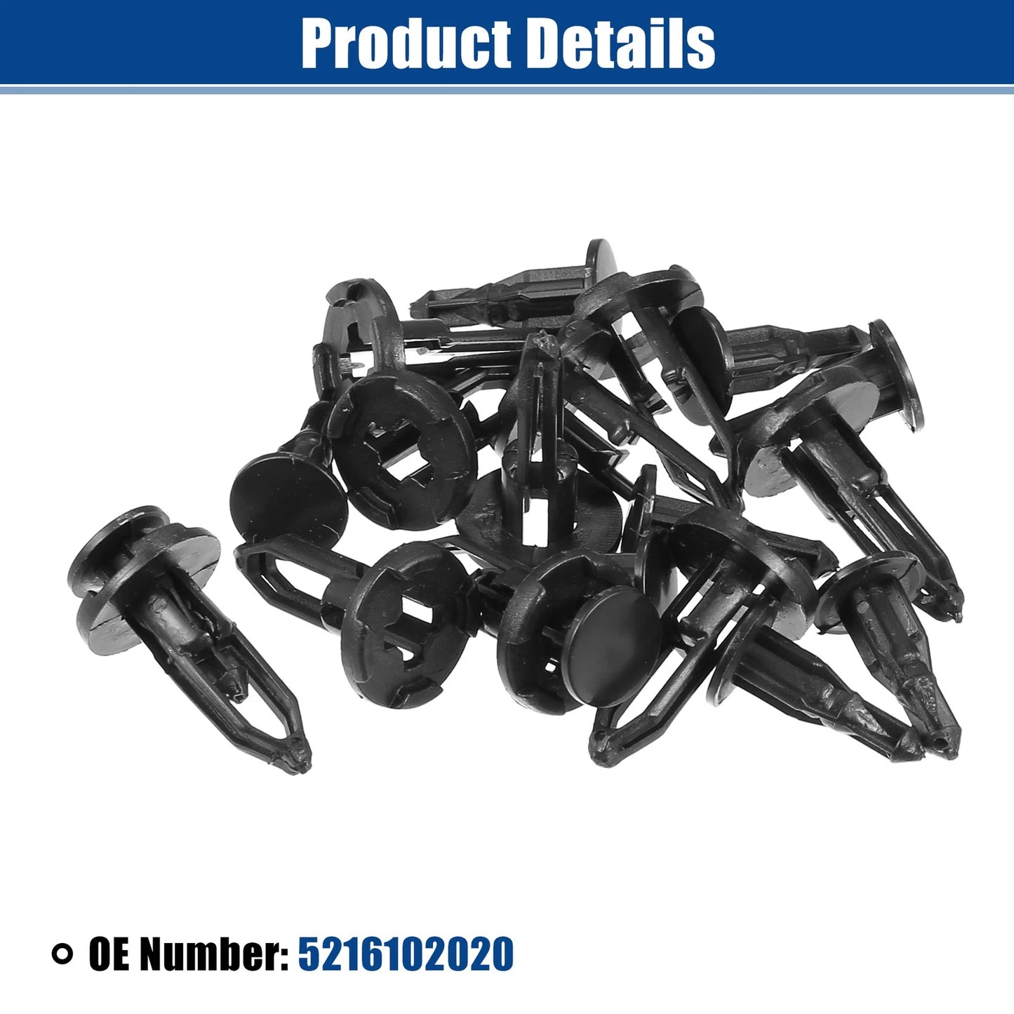 10 x Car Front Bumper Retainers Clips for Toyota Corolla (2019-2022)