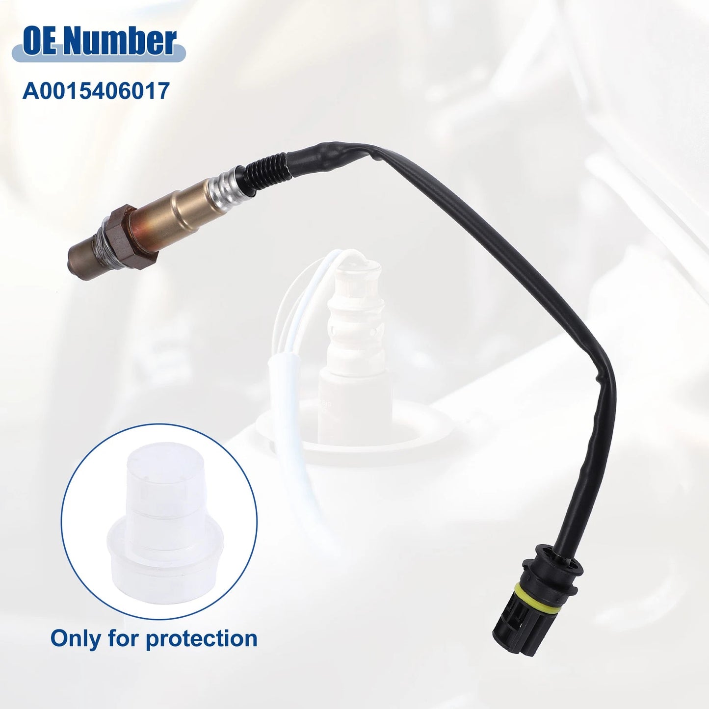 O2 Oxygen Sensor for Mercedes-Benz ML350 2003-2006 (2 x Sensors) Black