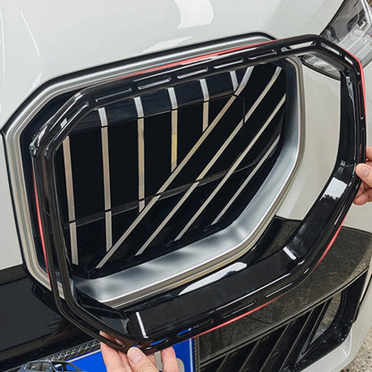 2PCS Black Front Bumper Grille Frame Cover Trim For BMW X3 G45 (2025–2026)