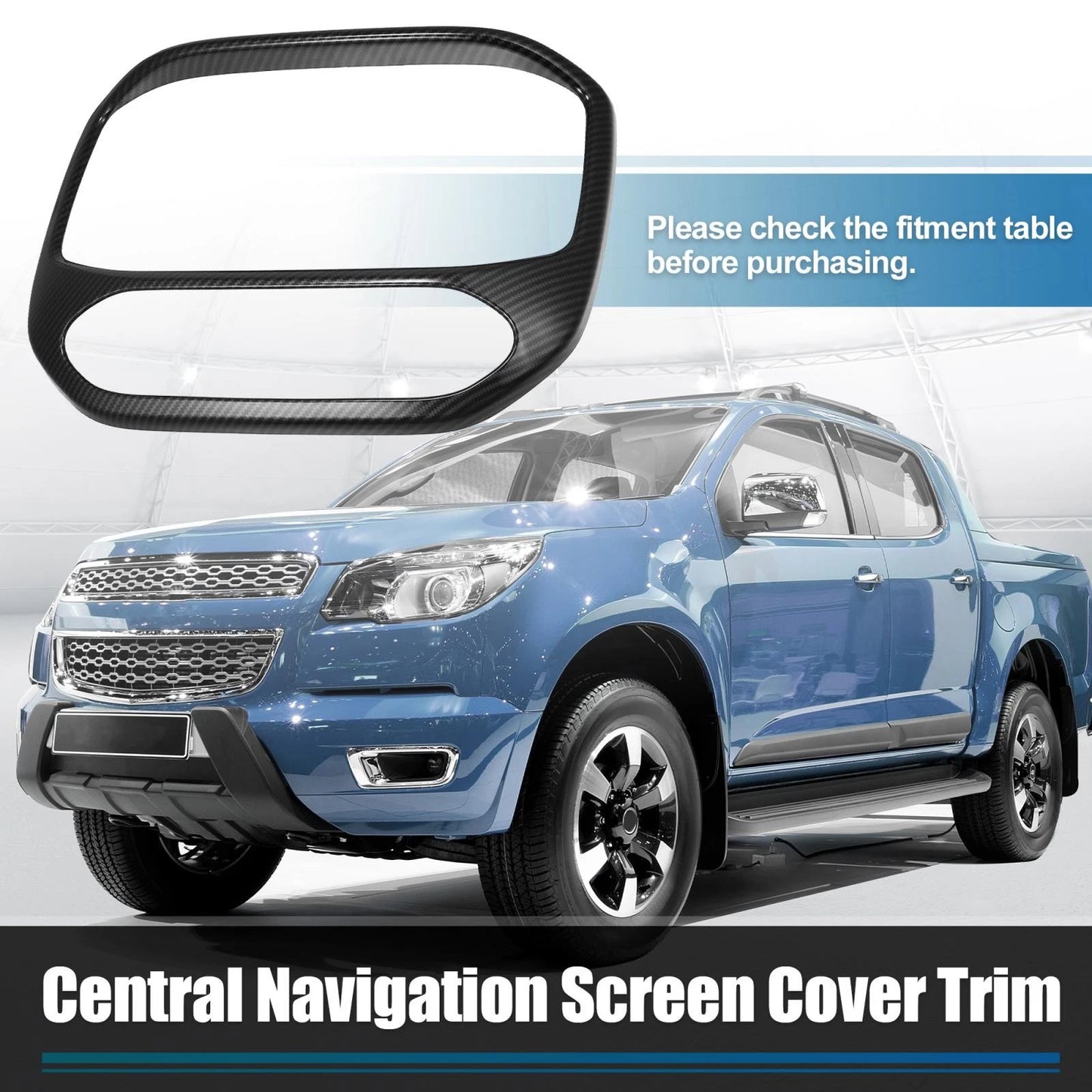 Black Central Navigation Panel Air Outlet for Chevrolet Colorado (2015-2022)