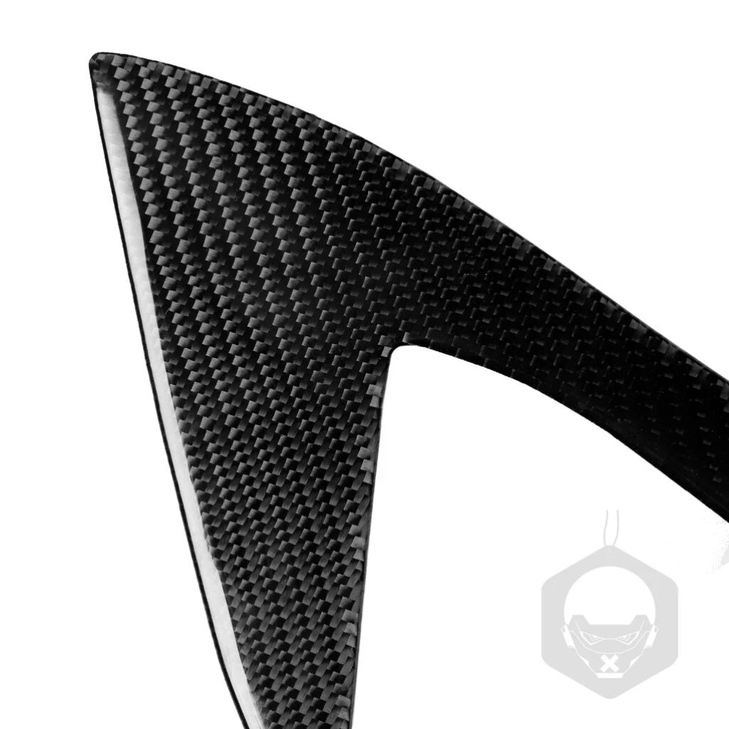 2 x Carbon Fiber Light Eyebrow Trim for BMW 3 Series G20 G28 (2019–2024)