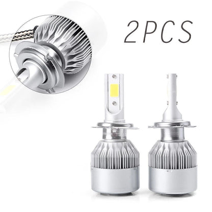 H7 7600LM 36W LED Headlight Bulbs for Car (6000K)