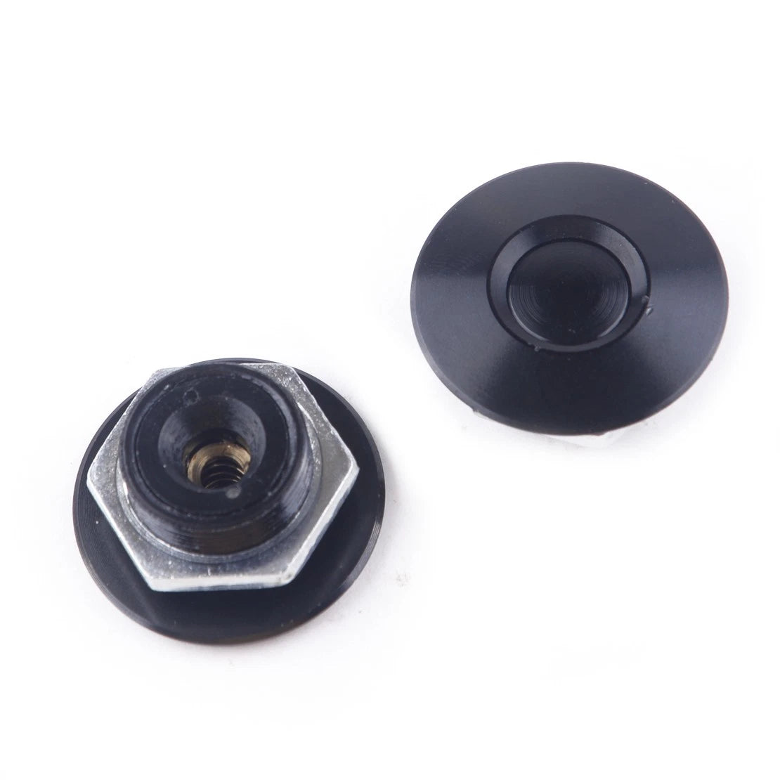 2 x Push Button Bonnet Lock Set for Universal Motorsport Hood Holder