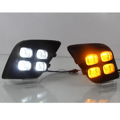 Daytime Running Lights Driving Fog Lamps for Toyota Hilux (2015–2017)
