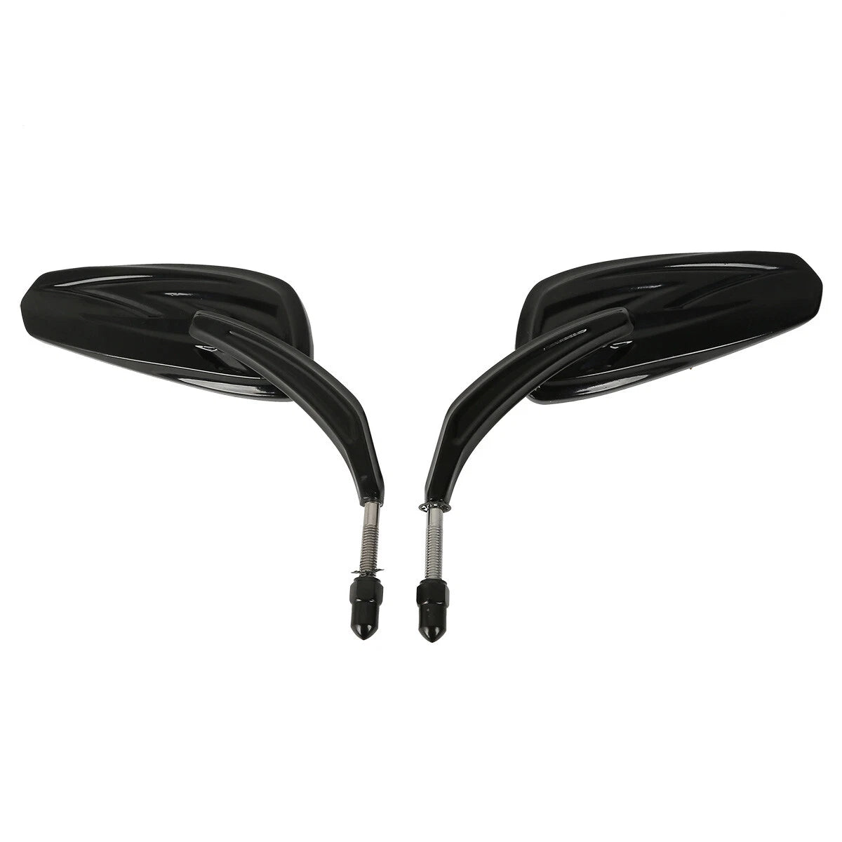8mm Rear View Mirrors for Harley Sportster XL Softail Touring Models