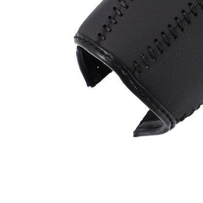 Black Faux Leather Gear Shift Knob Cover for Toyota Corolla (2014-2023)