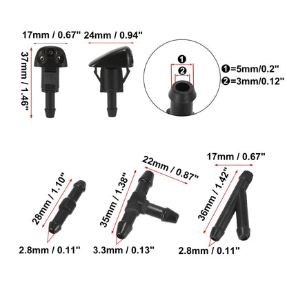 Windshield Washer Nozzles Kit for Hyundai Sonata (2002-2005)