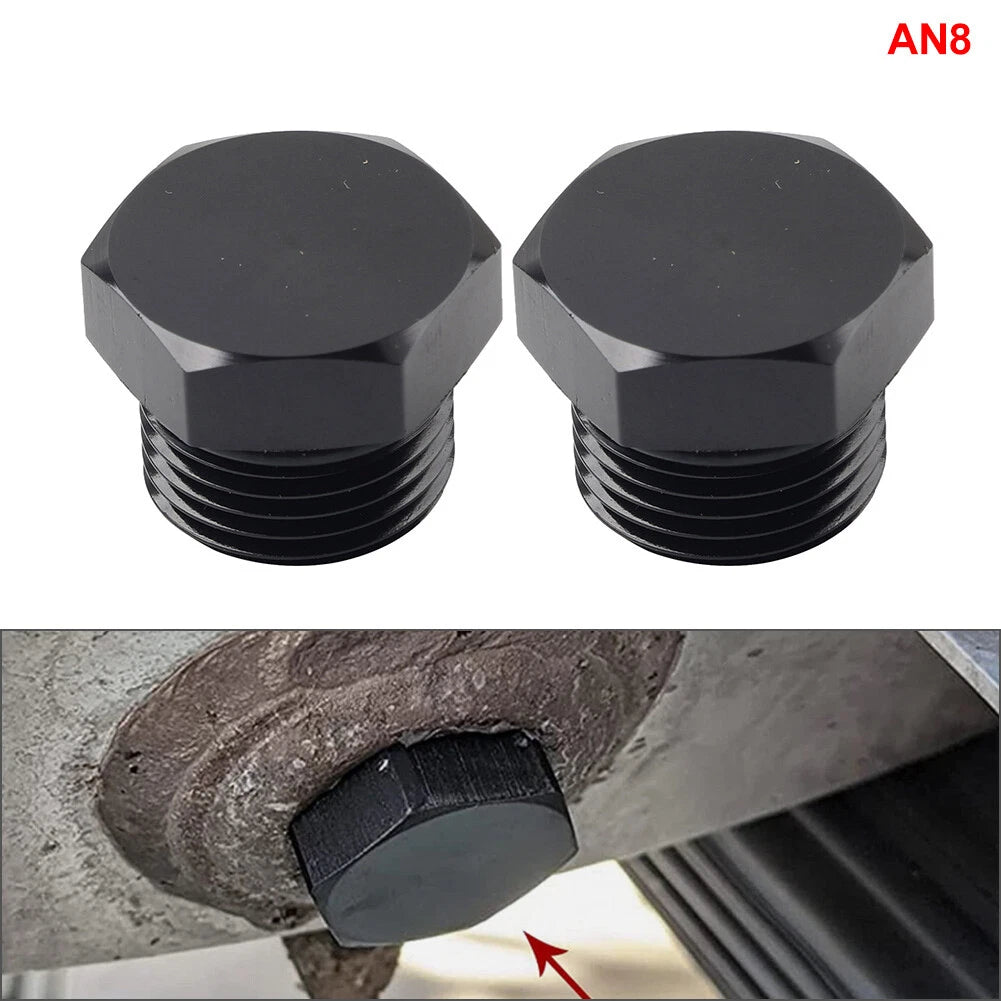 Aluminum 8AN Block Off Cap ORB Plug Male Fitting Adapters