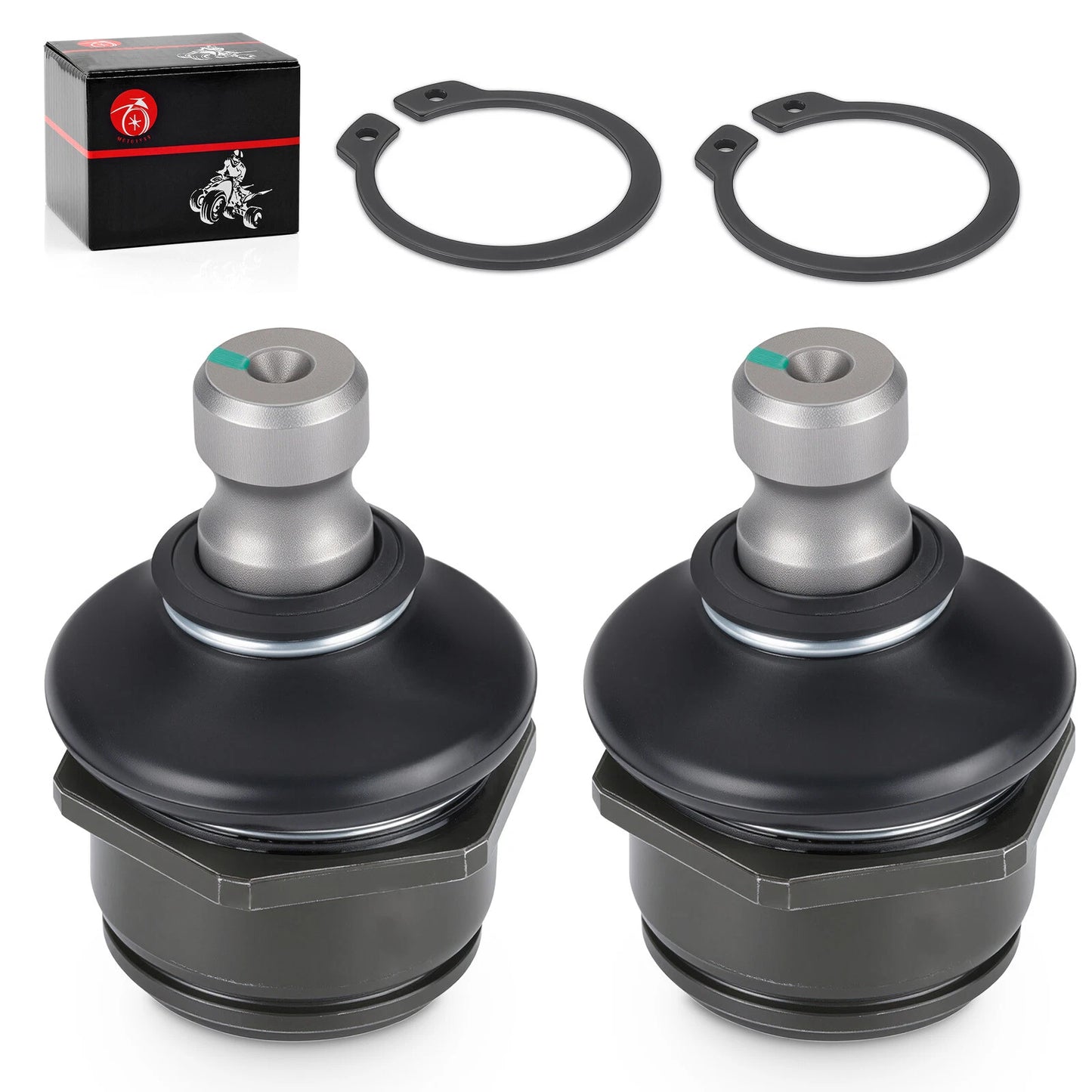 2 x Front Lower A Arm Ball Joint Set for Kawasaki Prairie (1999–2006)