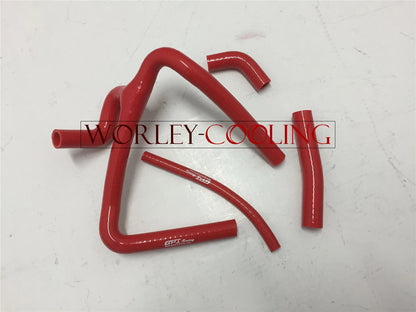 Silicone Radiator Y Hose Kit for Honda CR250 CR250R (2002-2008) RED