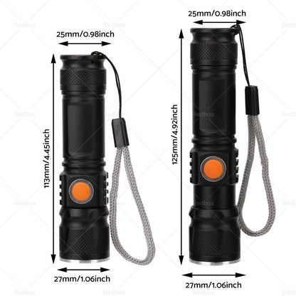 Rechargeable Waterproof LED Flashlight Torch for Various Models
