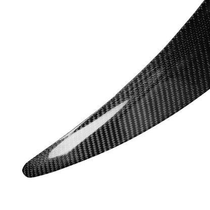 Carbon Fiber Headlight Eyelid Eyebrow Cover Trim for Infiniti Q50 2014-2018