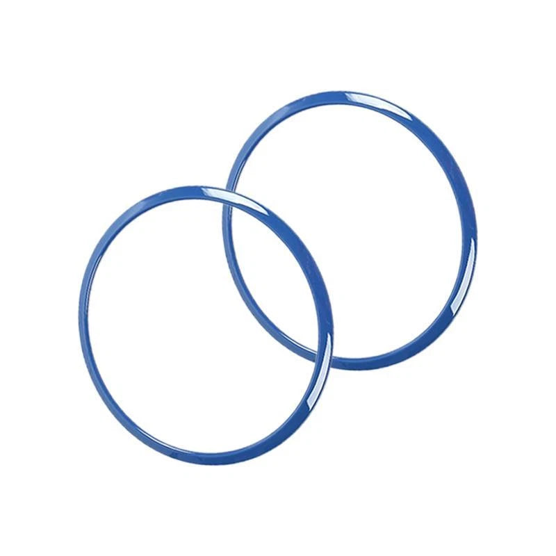 Blue Top Roof Speaker Trim Ring Covers for Jeep Wrangler (2007-2014)