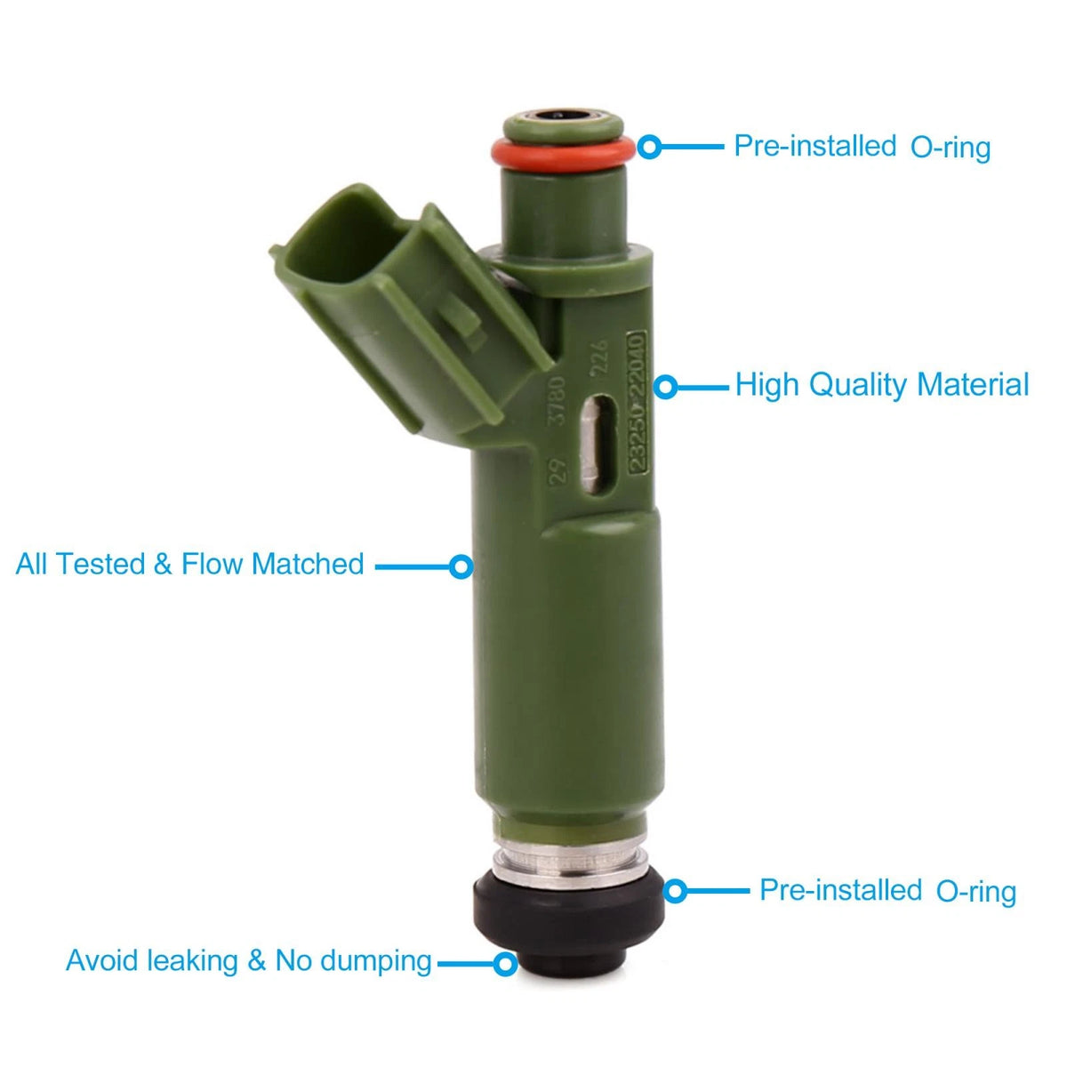 Plastic Fuel Oil Injectors Nozzle for Toyota Matrix MR2 (2003–2006)
