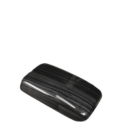 Black Wood Console Armrest Cover Trim Cap for Toyota Corolla (2003–2006)