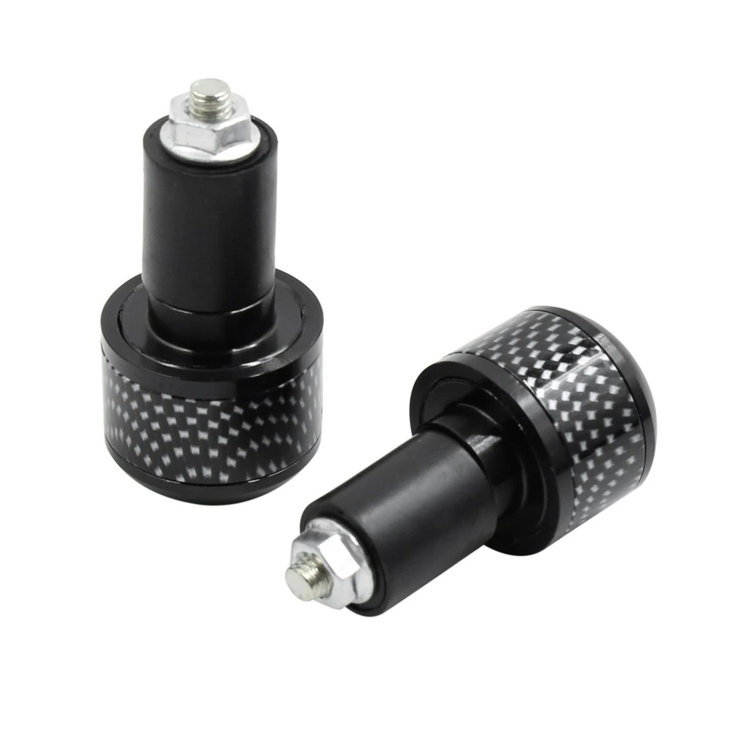2 x 7/8" 22mm Handlebar End Caps for Motorcycle