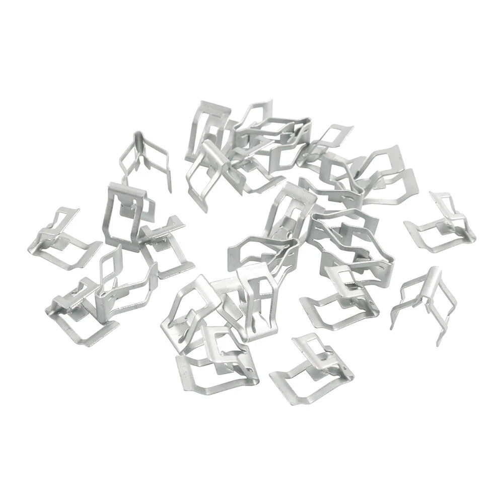 Dashboard Retainer Clips for Instrument Panel - Steel Gray