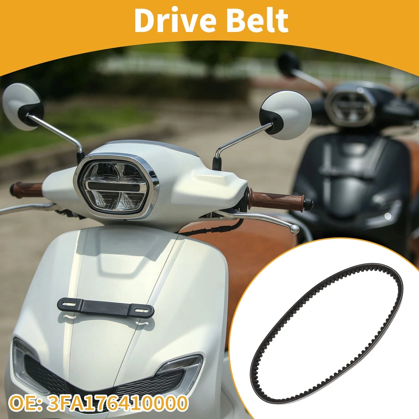 Drive Belt V-Belt for Yamaha YFA1 Breeze 125 (1989–2004)