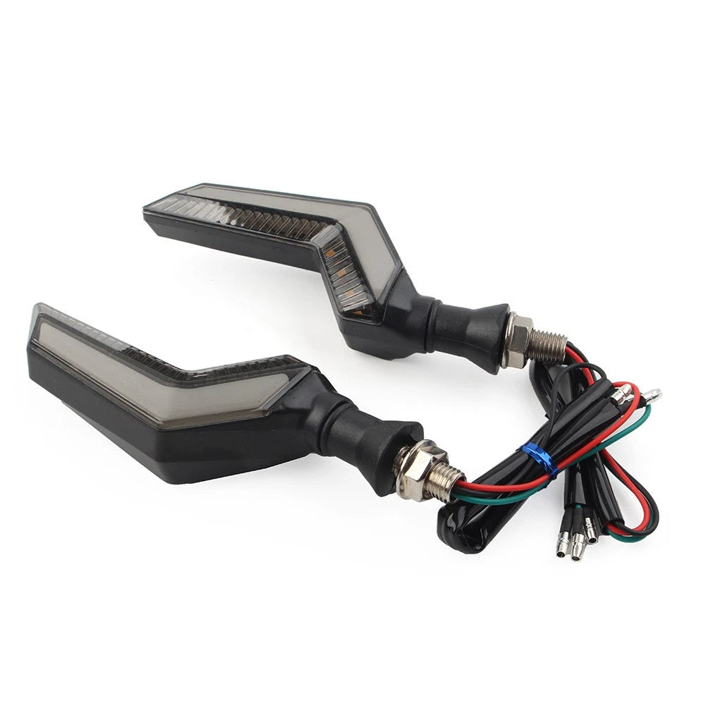 LED Turn Signal Lights for Honda Motorcycle - 2 x Amber Blinker