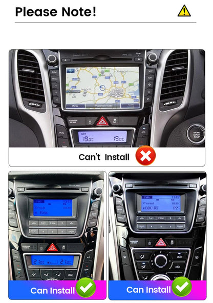 7" Stereo Radio GPS Navi Head Unit for 11-17 Hyundai I30 Elantra GT (2011-2017)