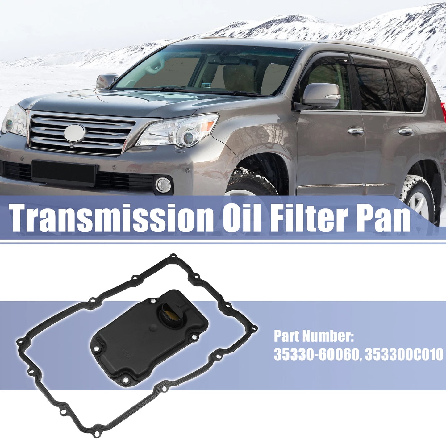 Transmission Filter Oil Pan Gasket Assembly for Lexus GX (2003-2023)
