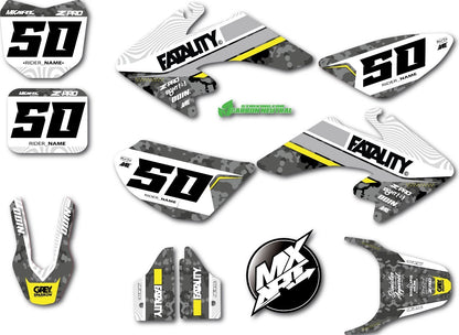 Custom Sticker Kit Warfare Style for Honda CRF 50 (2004-2017) Decals