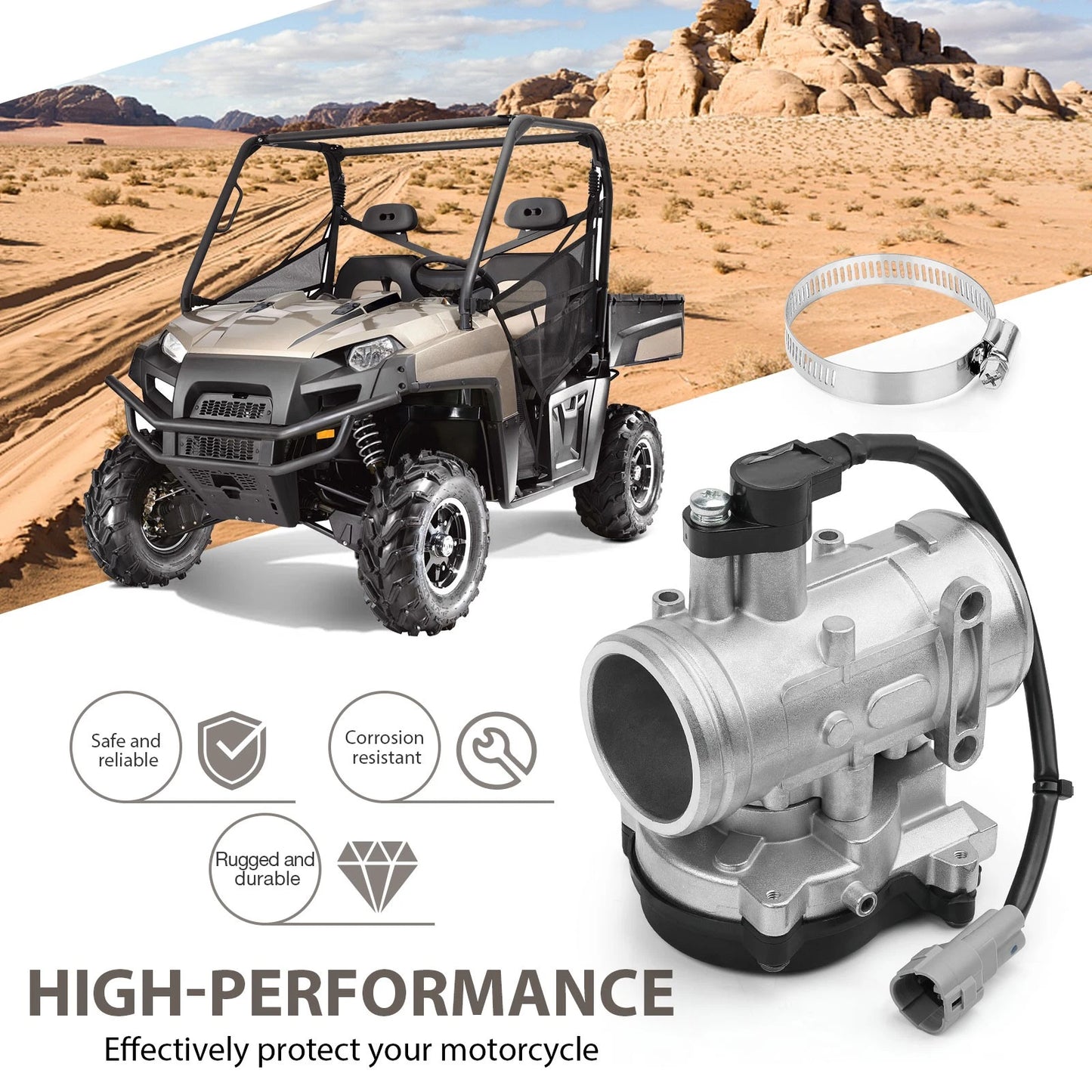 Throttle Body for Polaris RZR 800 / RZR S 800 / RZR 4 800 (2009–2014)