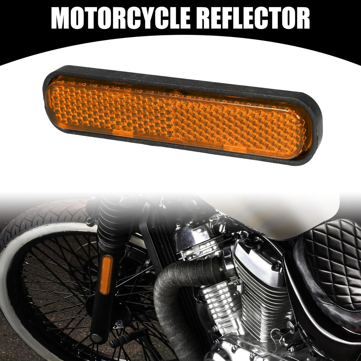 5 x 3.66"x0.83" Universal Reflector Oval for Motorcycle